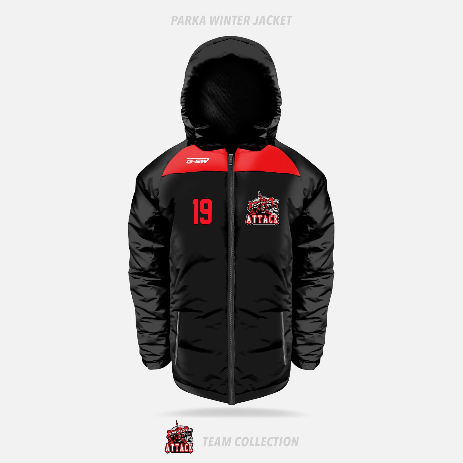 Toronto Attack Parka Winter Jacket - Toronto Attack Team Collection