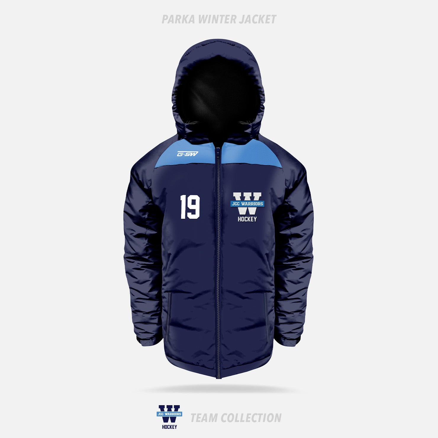 JCC Warriors Parka Winter Jacket - JCC Warriors Team Collection