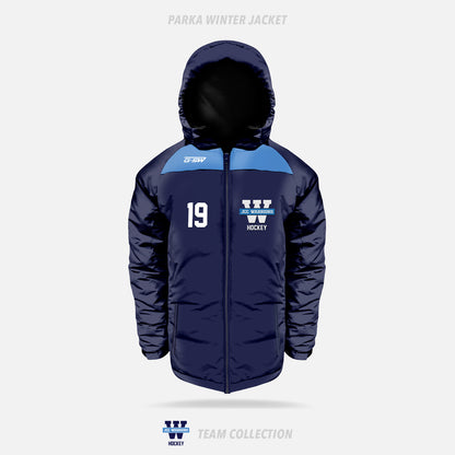JCC Warriors Parka Winter Jacket - JCC Warriors Team Collection