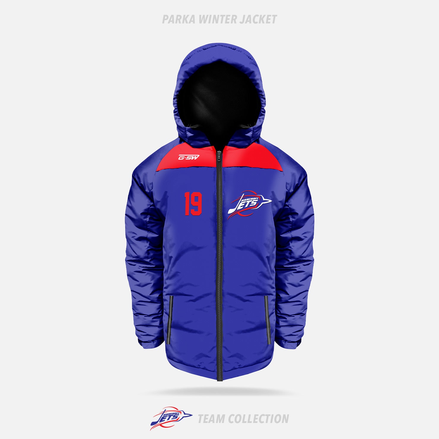 Bancroft Jets Parka Winter Jacket - Bancroft Jets Team Collection