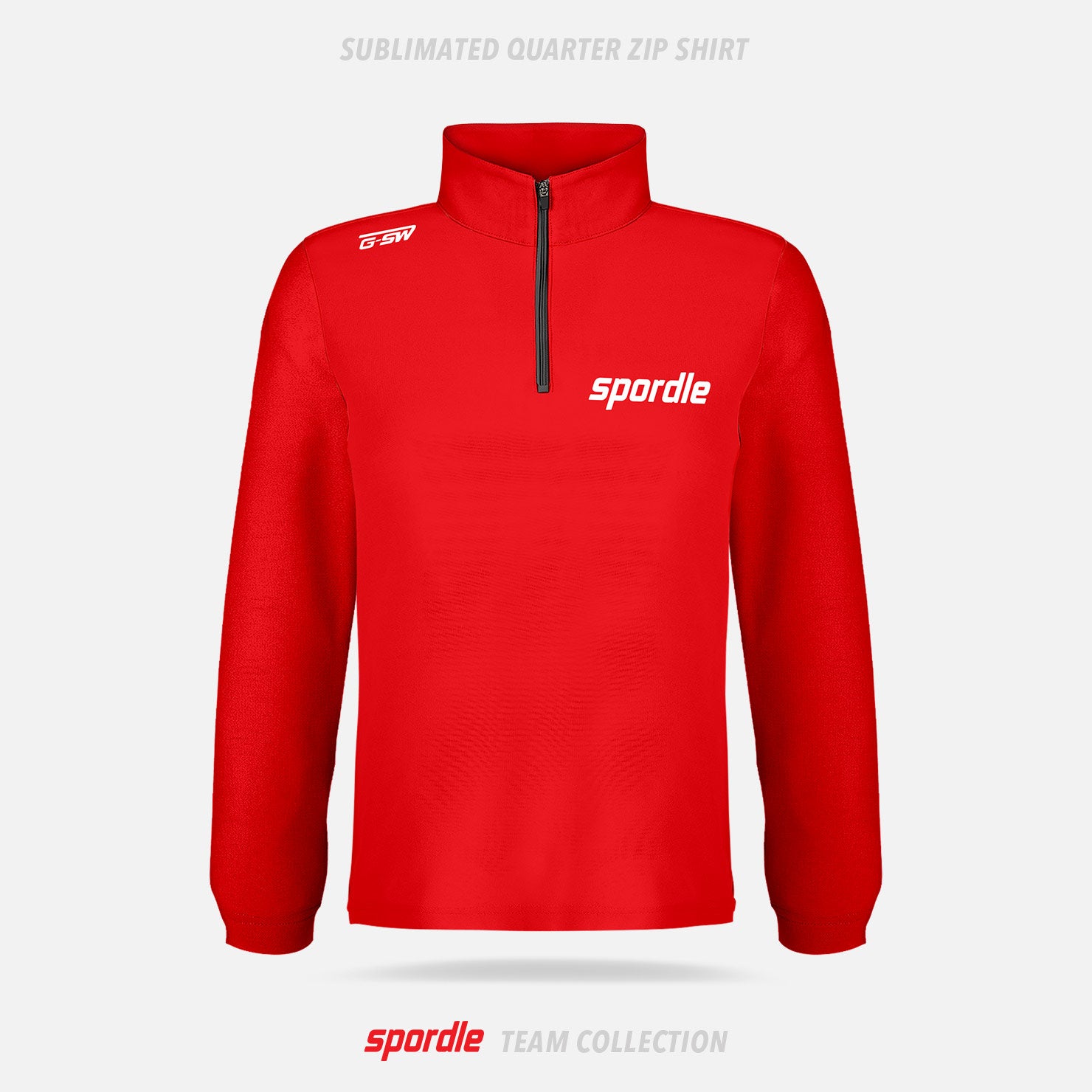 Spordle Sublimated Quarter Zip Shirt - Spordle Team Collection