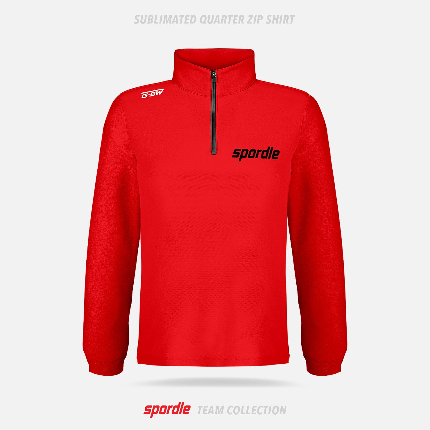 Spordle Sublimated Quarter Zip Shirt - Spordle Team Collection