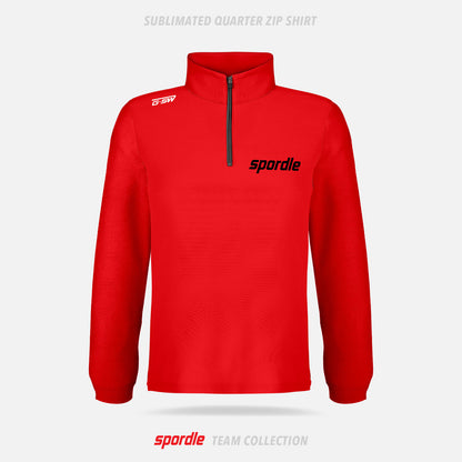 Spordle Sublimated Quarter Zip Shirt - Spordle Team Collection