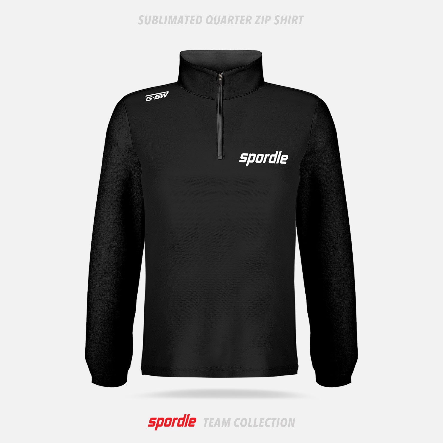 Spordle Sublimated Quarter Zip Shirt - Spordle Team Collection