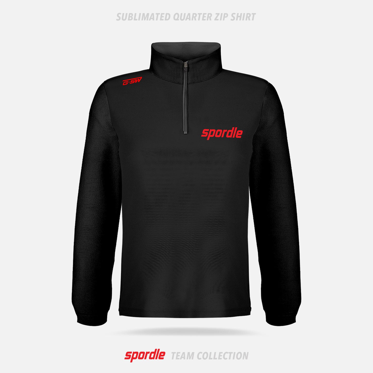 Spordle Sublimated Quarter Zip Shirt - Spordle Team Collection