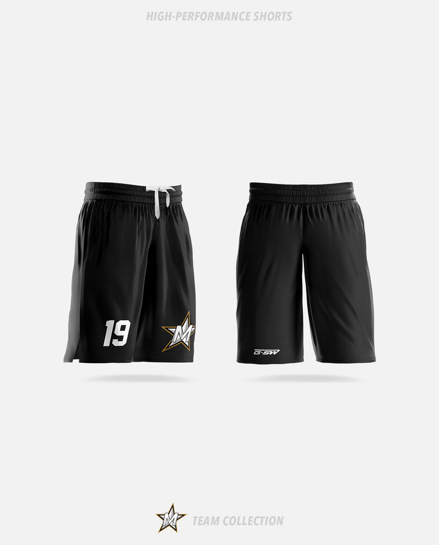 Mississauga Stars High-Performance Shorts - Mississauga Stars Team Collection