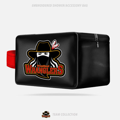 Wheatland Wranglers Embroidered Shower/Accessory Bag