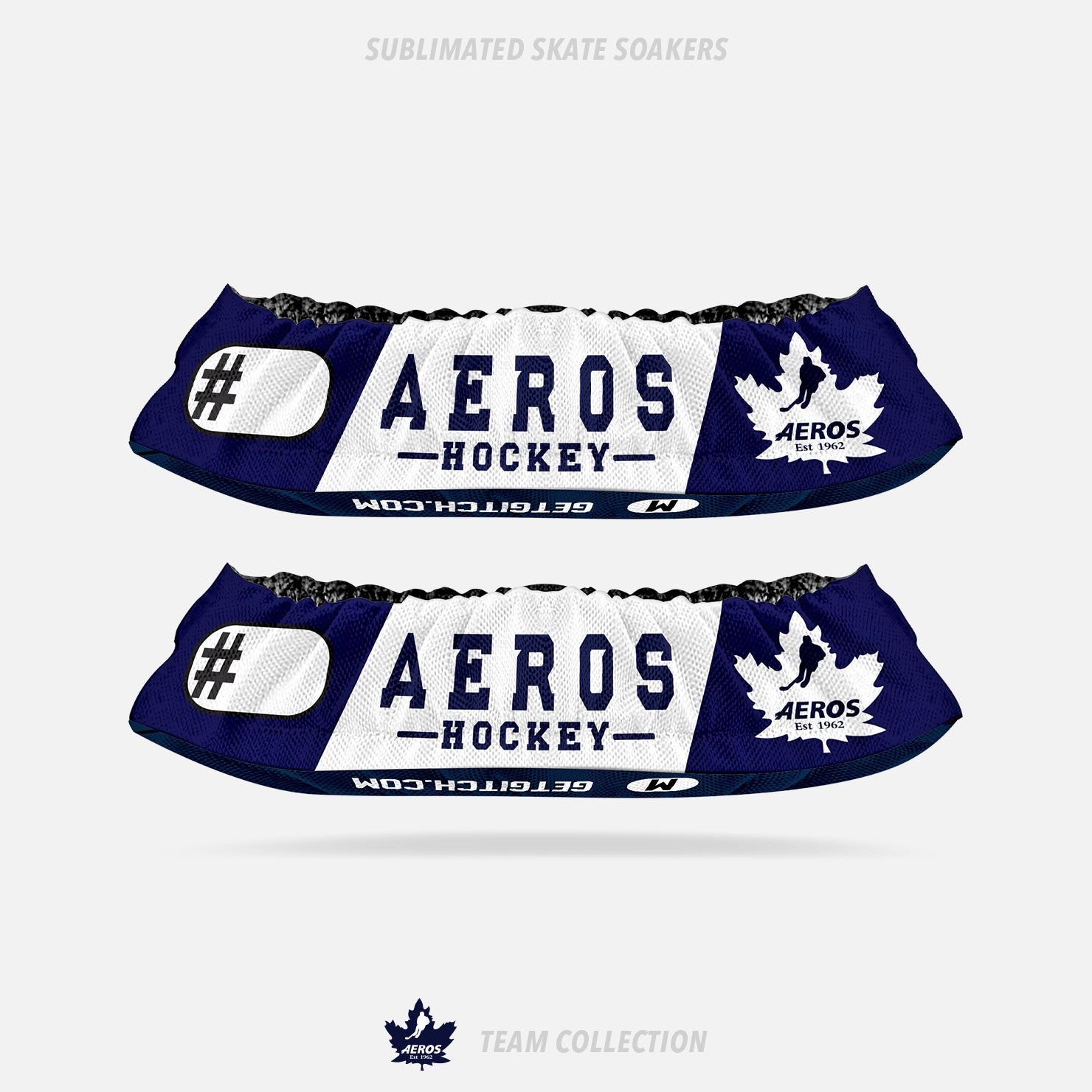 Toronto Aeros Sublimated Skate Soakers