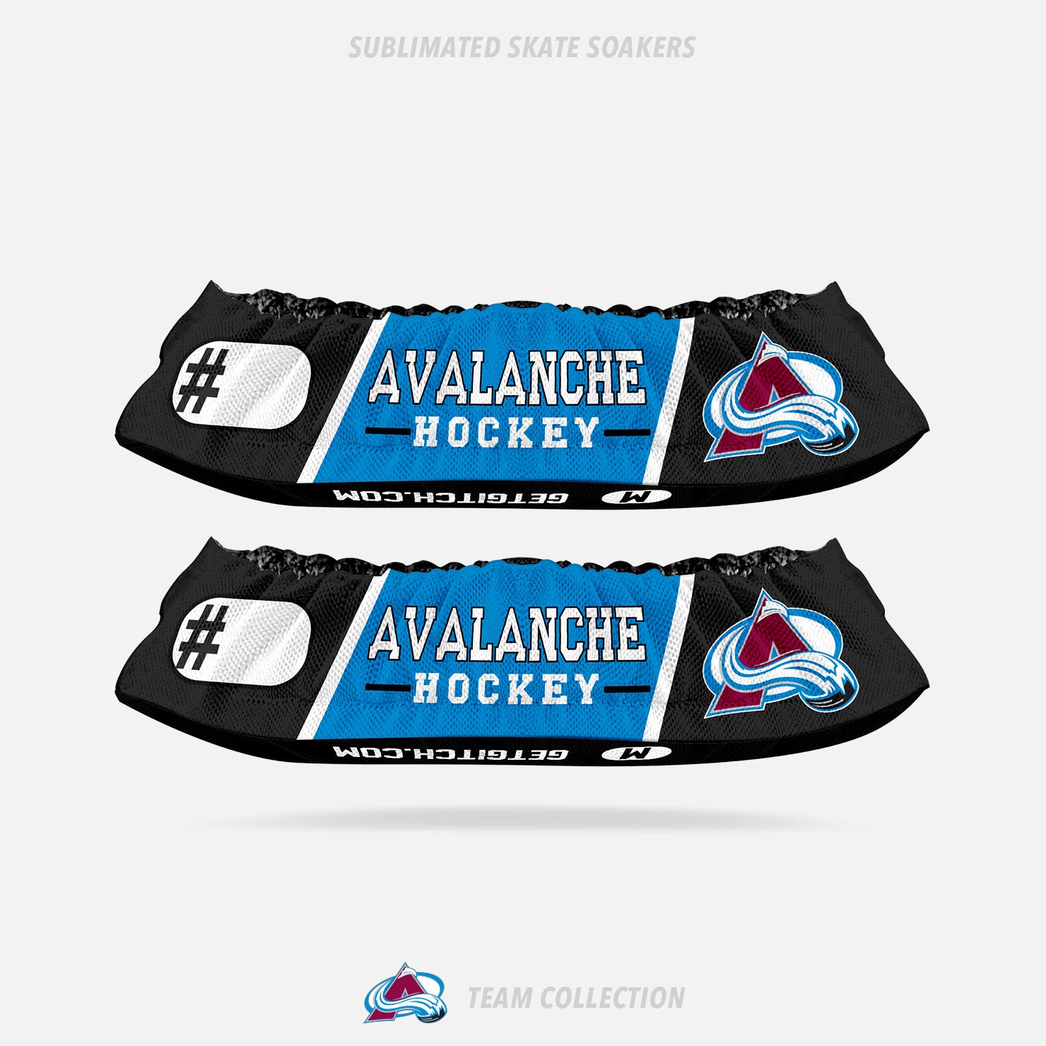 Avalanche Minor Sports Sublimated Skate Soakers