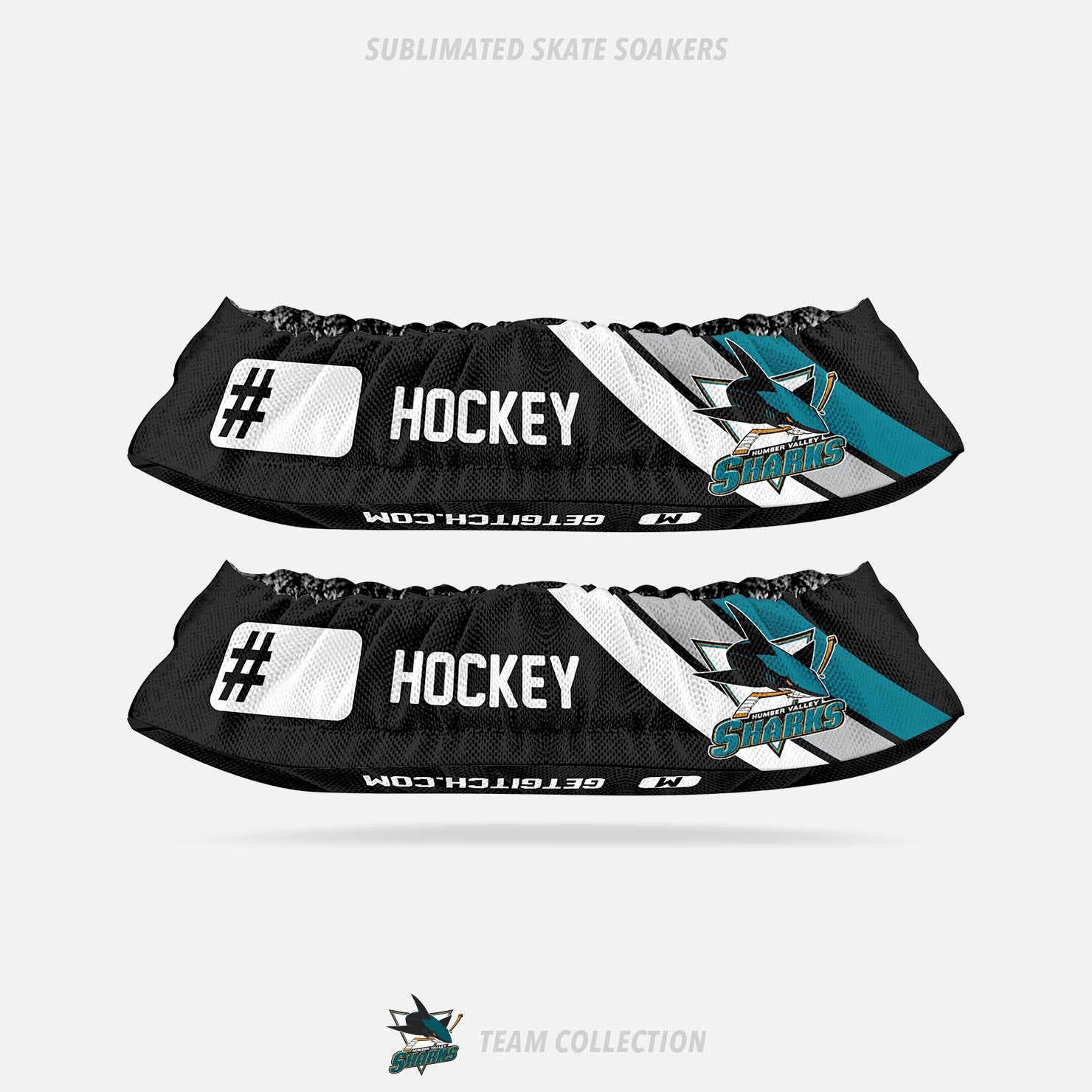 Humber Valley Sharks Sublimated Skate Soakers