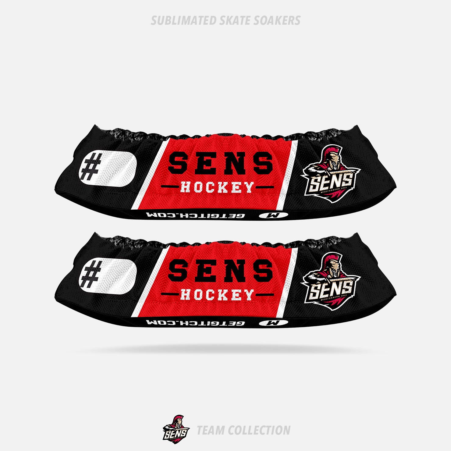 Mississauga Senators Sublimated Skate Soakers