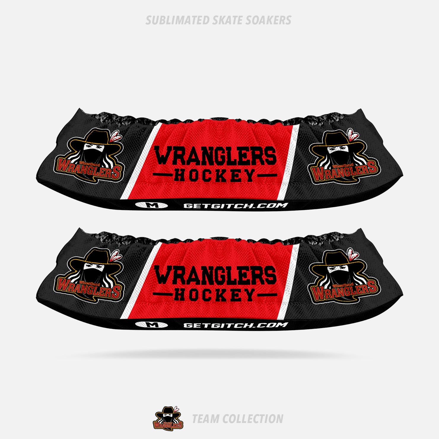 Wheatland Wranglers Sublimated Skate Soakers