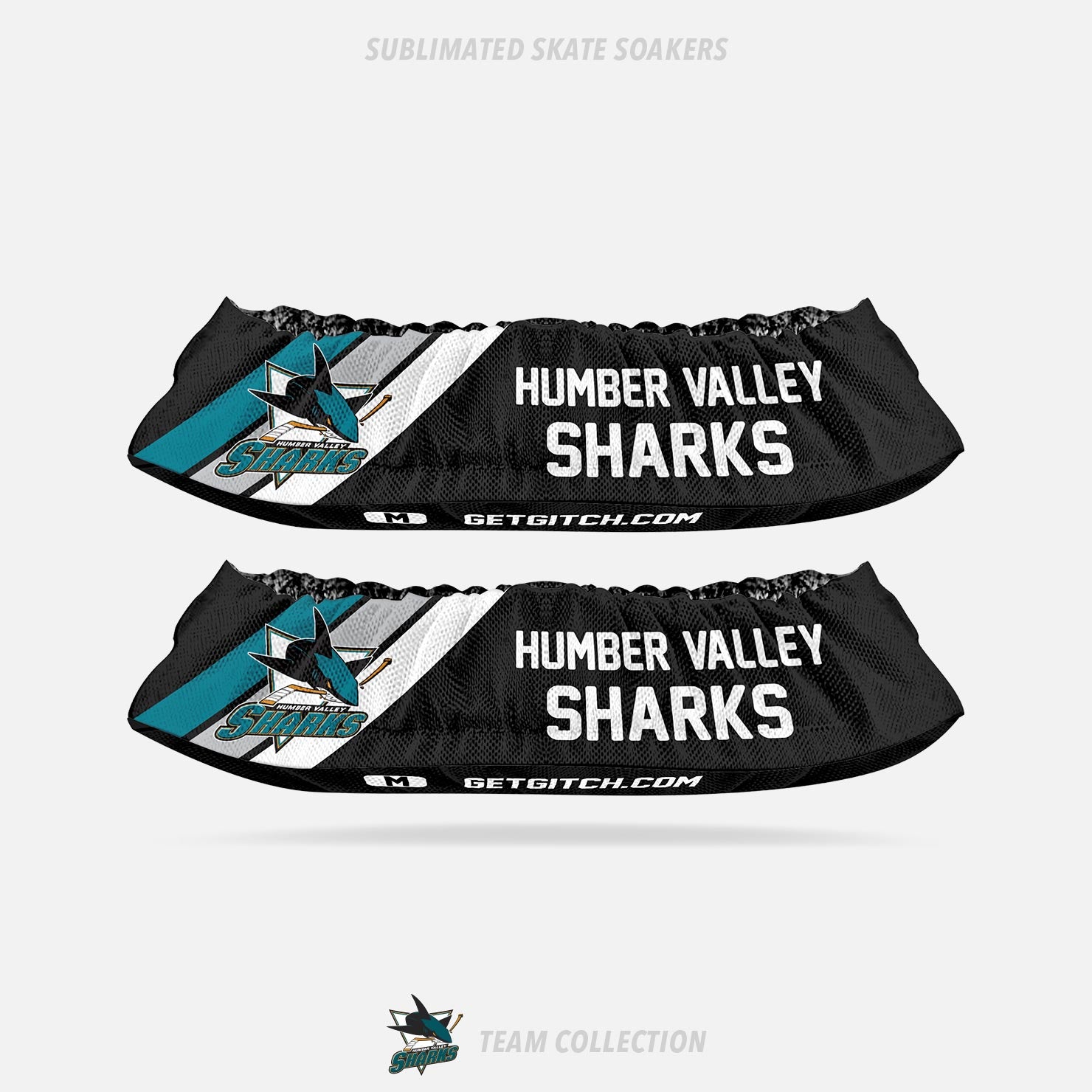 Humber Valley Sharks Sublimated Skate Soakers