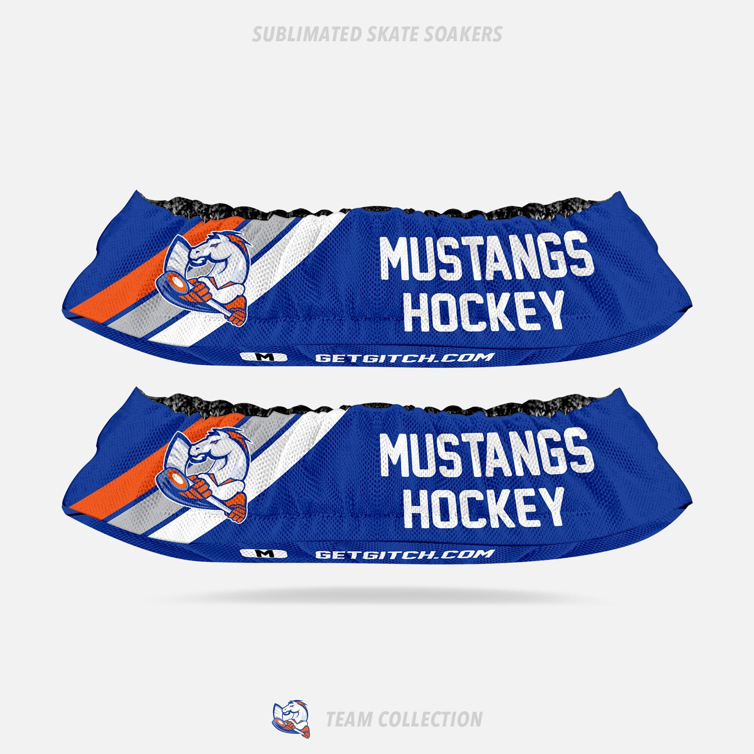 Victoria Village Mustangs Sublimated Skate Soakers - Victoria Village Mustangs Team Collection