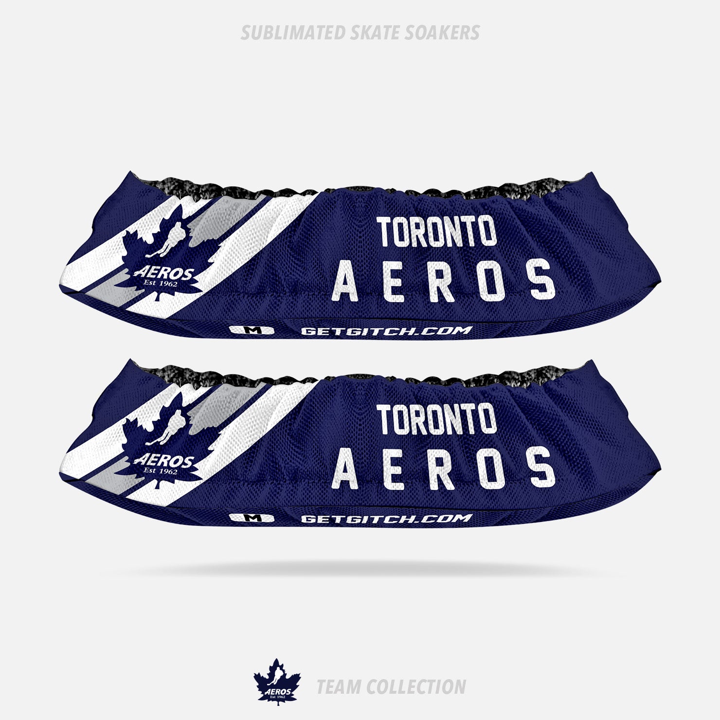 Toronto Aeros Sublimated Skate Soakers - Toronto Aeros Team Collection