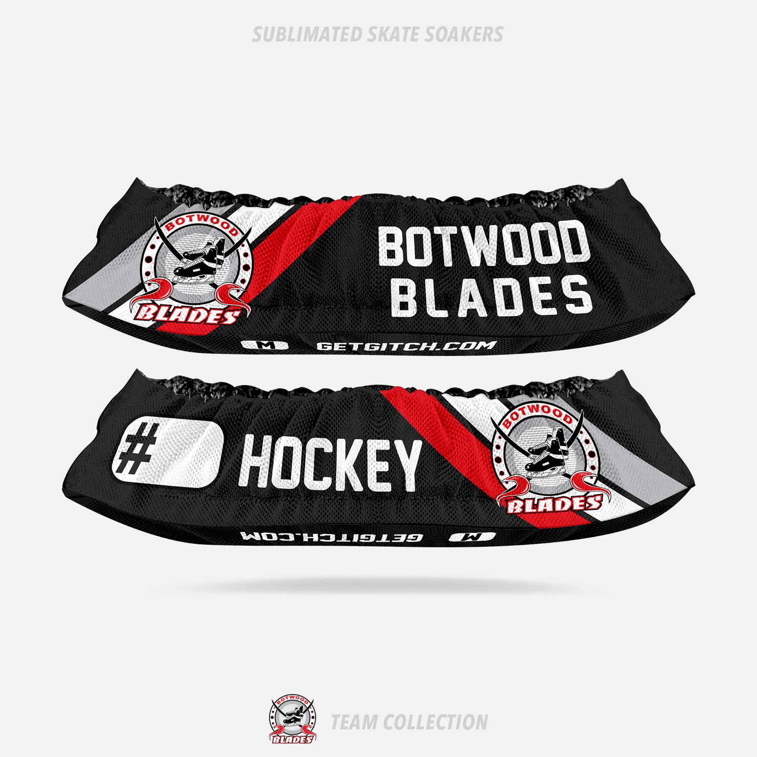 Botwood Blades Sublimated Skate Soakers - Botwood Blades Team Collection