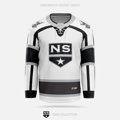 NS Stars Sublimated Hockey Jersey (White) - NS Stars Team Collection