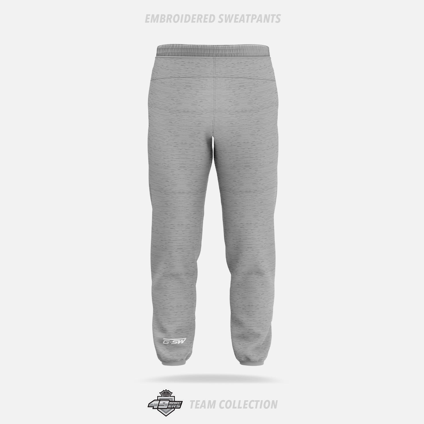 Midwest 49ers Hockey Embroidered Sweatpants