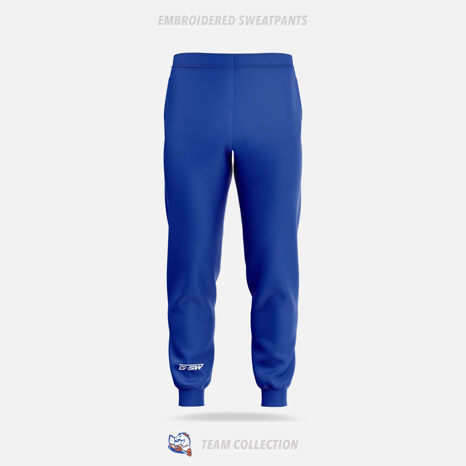 Victoria Village Mustangs Embroidered Sweatpants - Victoria Village Mustangs Team Collection