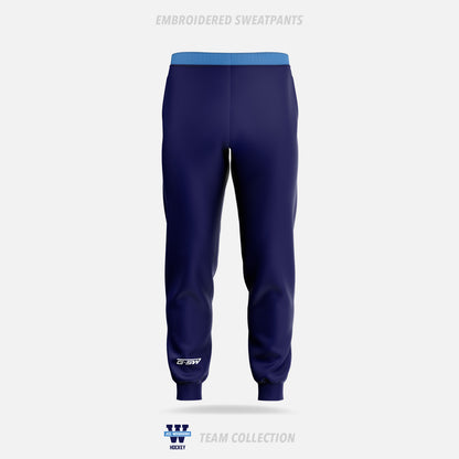 JCC Warriors Embroidered Sweatpants - JCC Warriors Team Collection