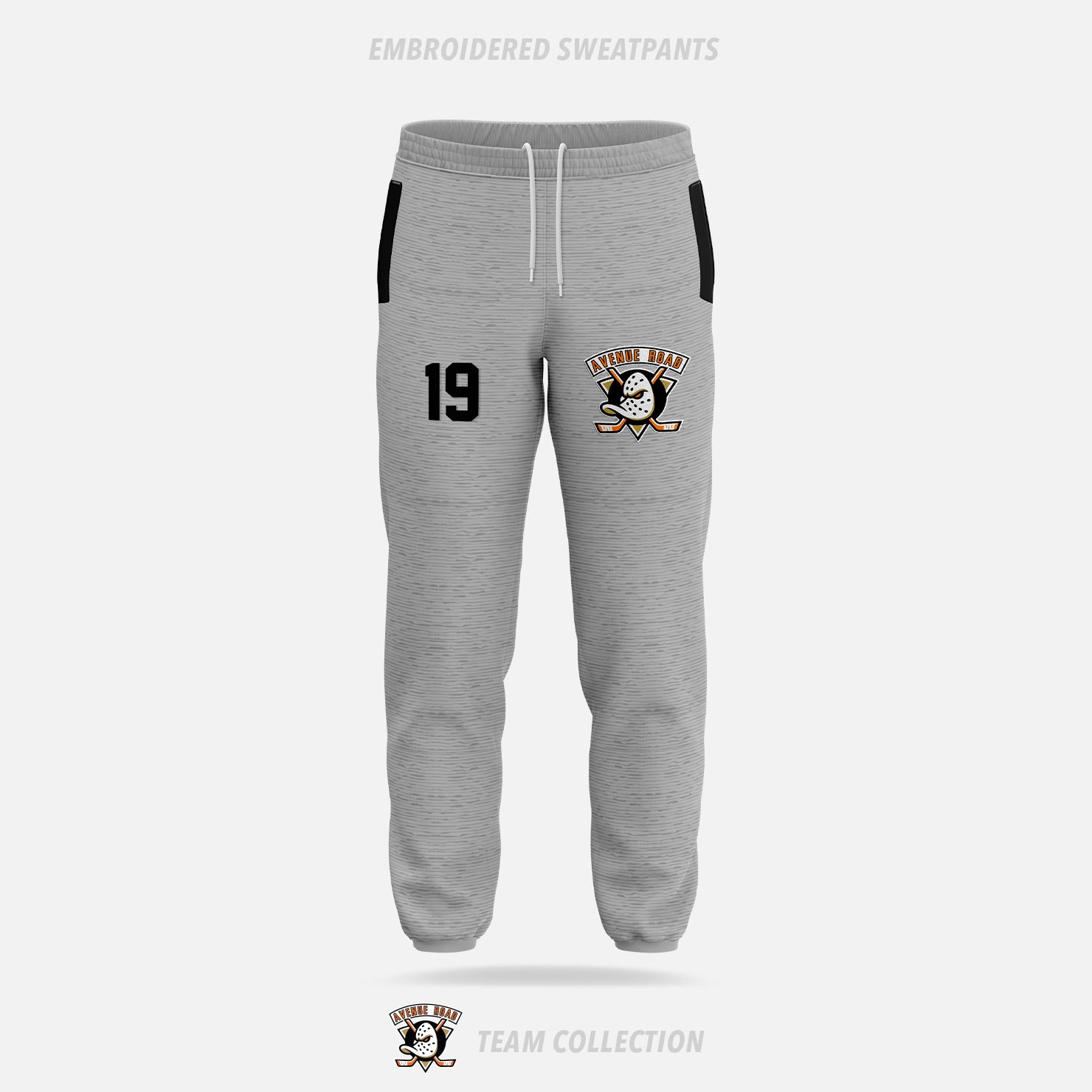 Avenue Road Ducks Hockey Embroidered Sweatpants