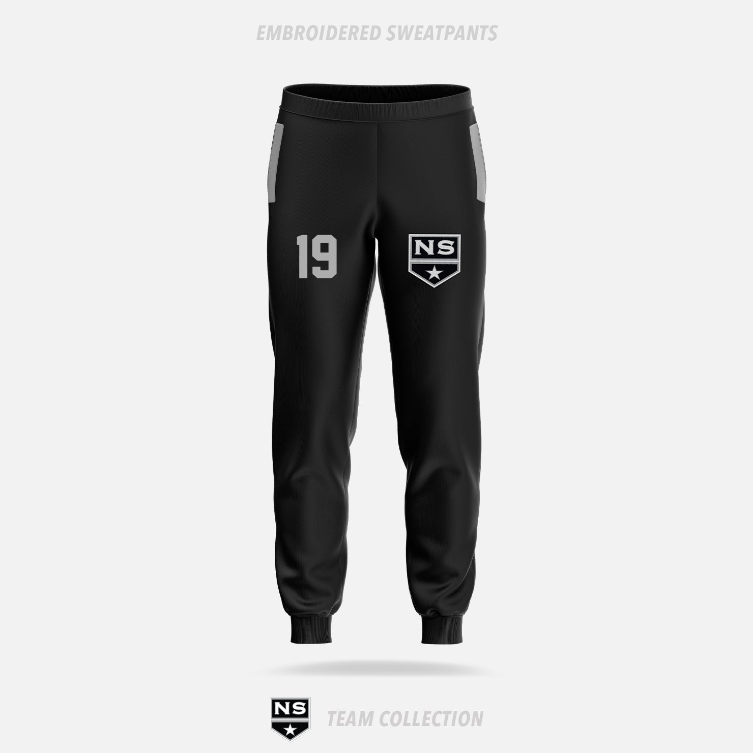 NS Stars Embroidered Sweatpants - NS Stars Team Collection