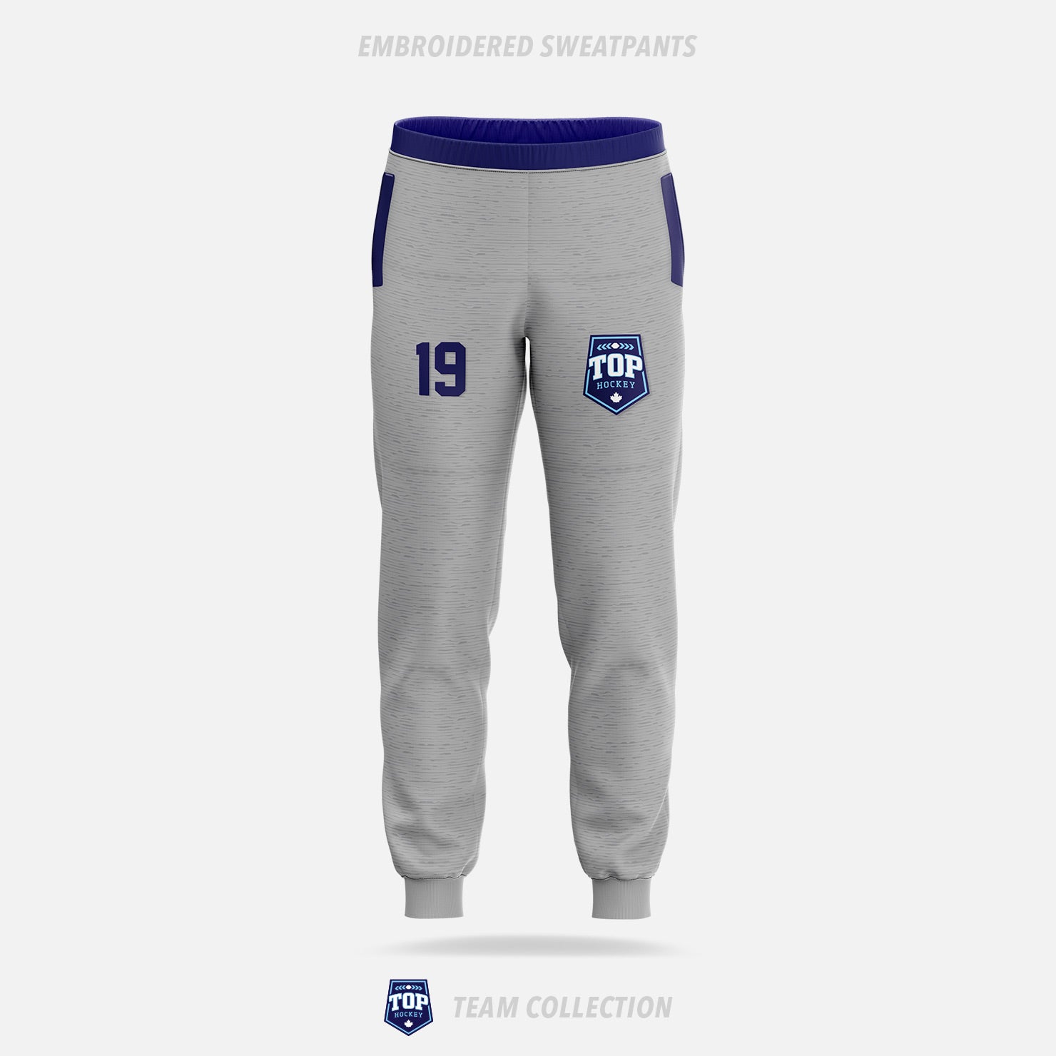 TOP Hockey Embroidered Sweatpants - TOP Hockey Team Collection