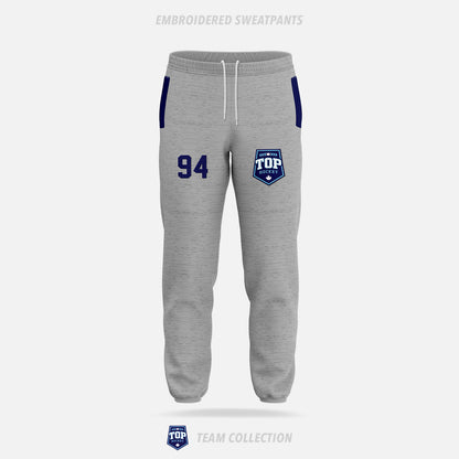 TOP Hockey Embroidered Sweatpants