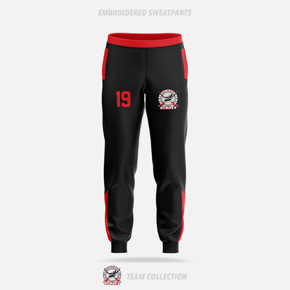 Botwood Blades Embroidered Sweatpants - Botwood Blades Team Collection
