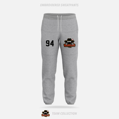 Wheatland Wranglers Embroidered Sweatpants
