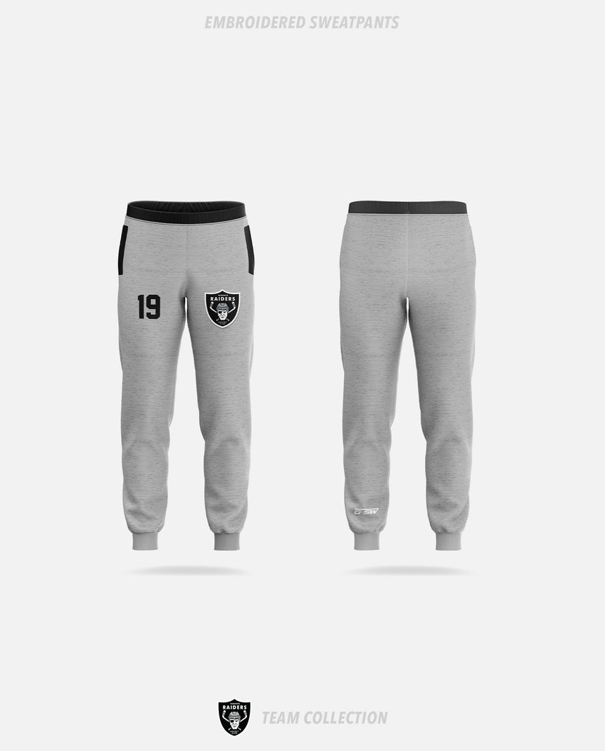 Toronto Raiders Embroidered Sweatpants - Toronto Raiders Team Collection