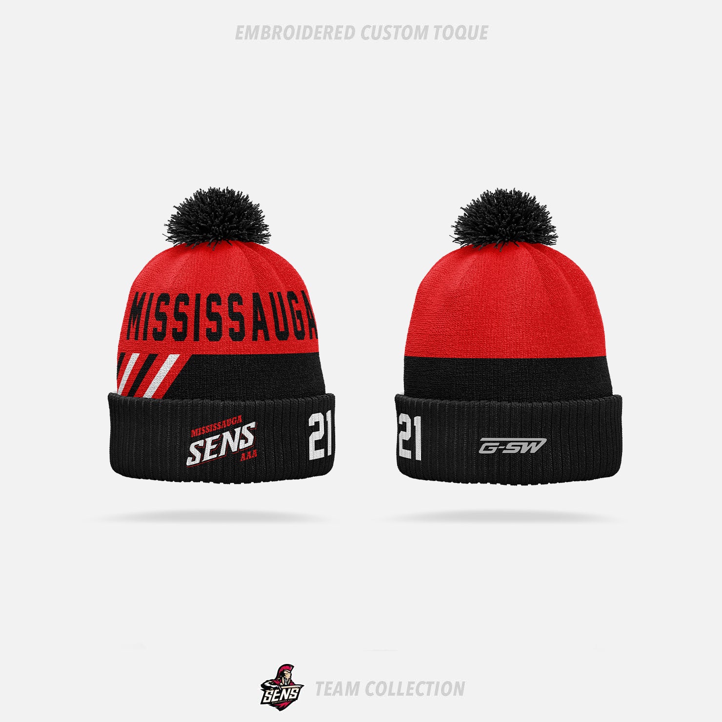 Mississauga Senators Embroidered Custom Toque (2022)
