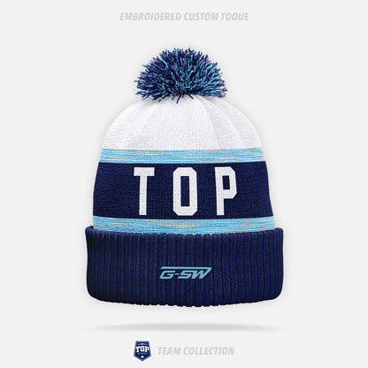 TOP Hockey Embroidered Custom Toque