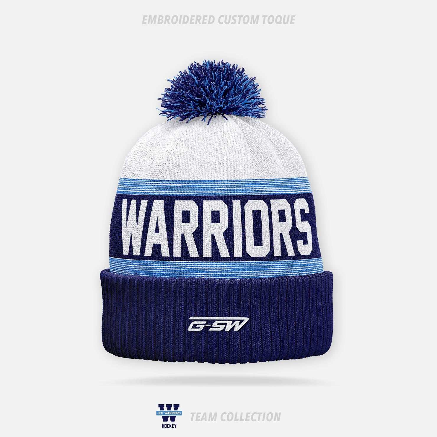 JCC Warriors Embroidered Custom Toque