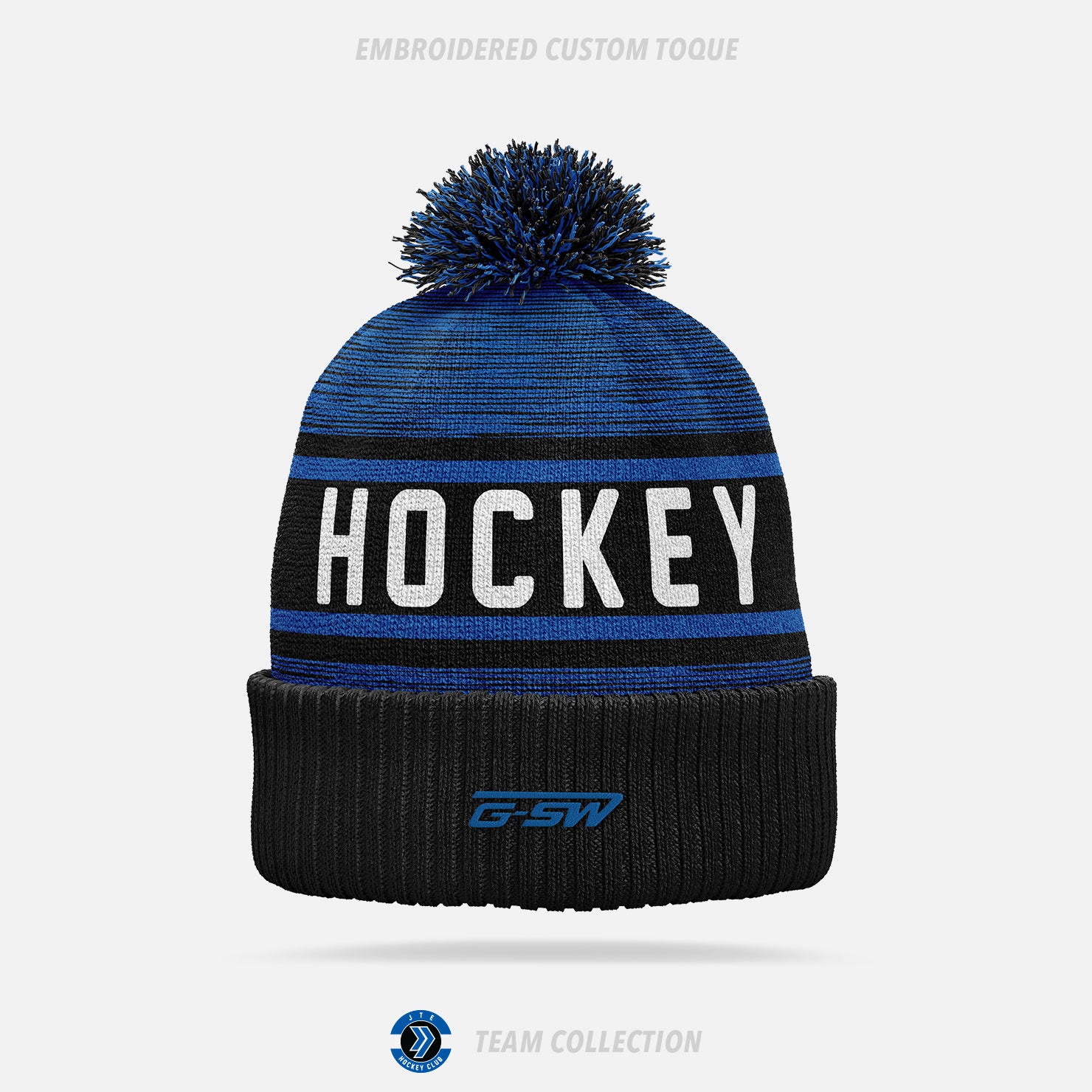 JTE Hockey Club Embroidered Custom Toque