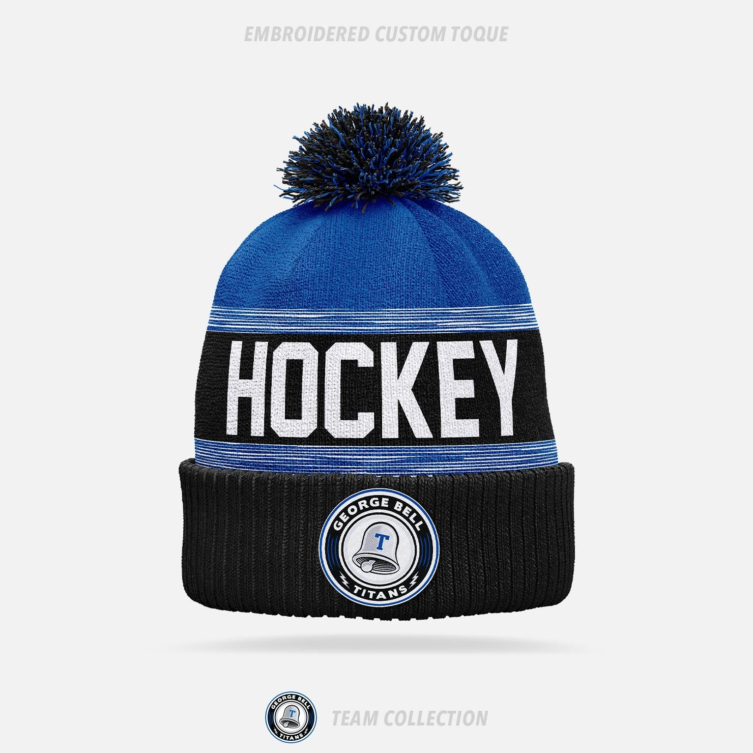 George Bell Titans Embroidered Custom Toque