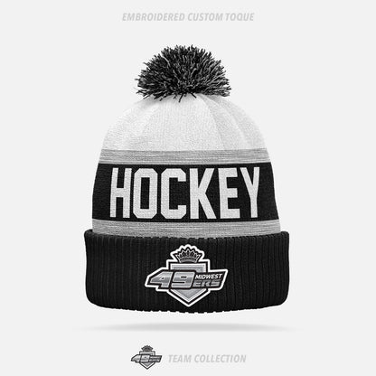 Midwest 49ers Hockey Embroidered Custom Toque