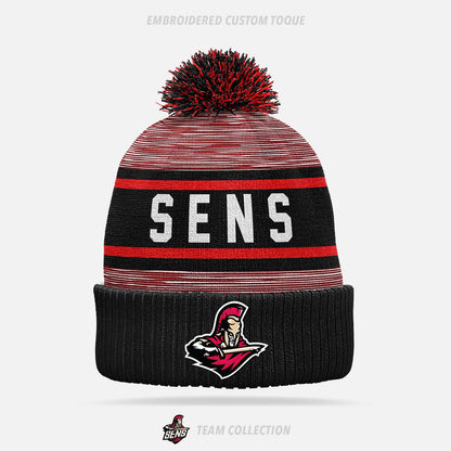 Mississauga Senators Embroidered Custom Toque - Mississauga Senators Team Collection