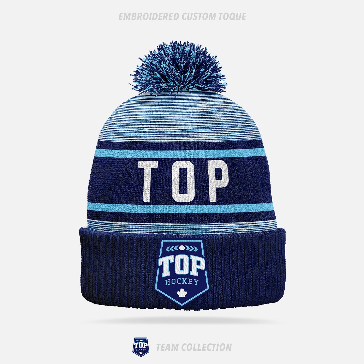 TOP Hockey Embroidered Custom Toque - TOP Hockey Team Collection
