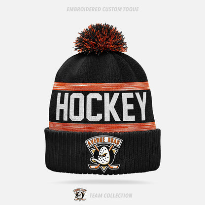 Avenue Road Ducks Hockey Embroidered Custom Toque