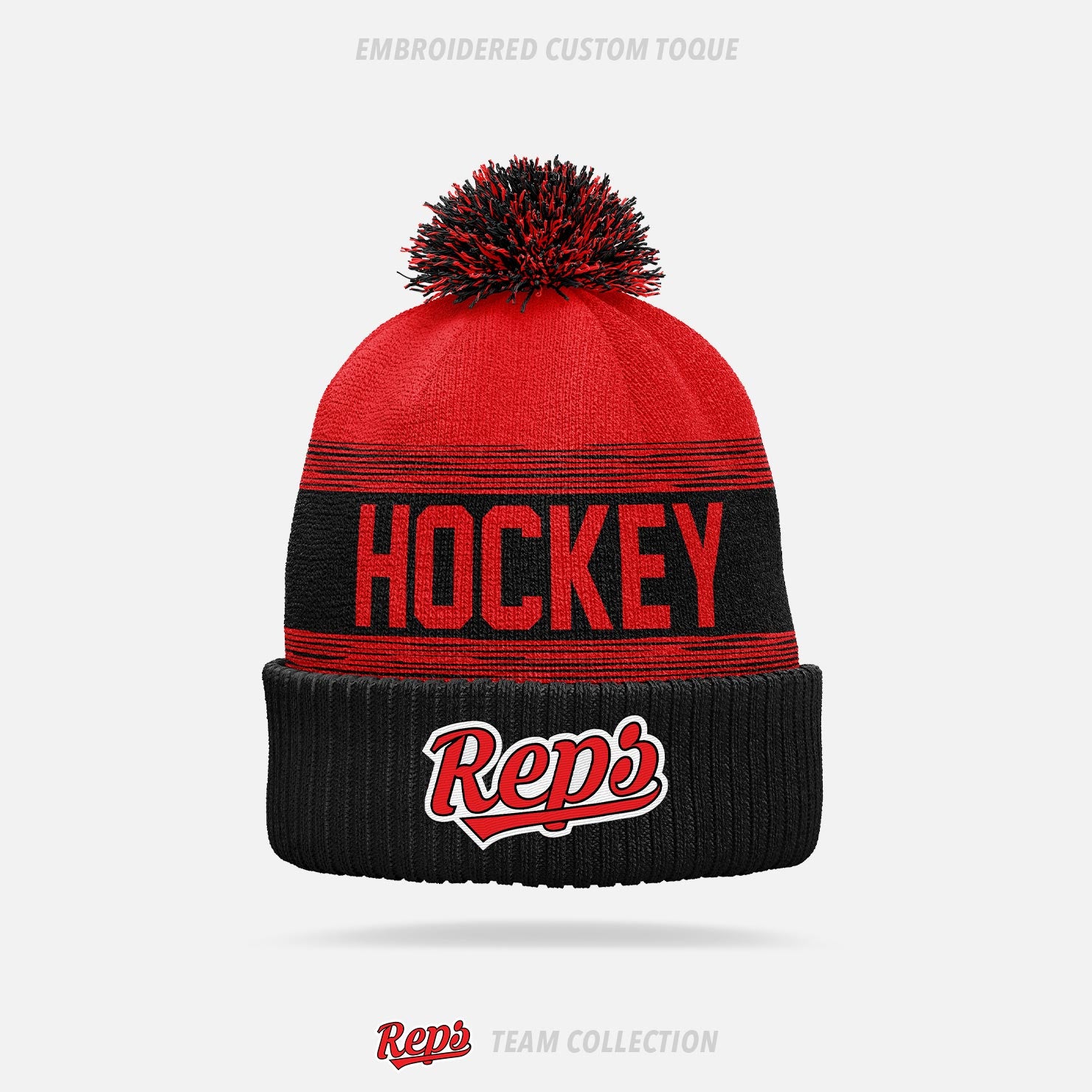 REPS Embroidered Custom Toque