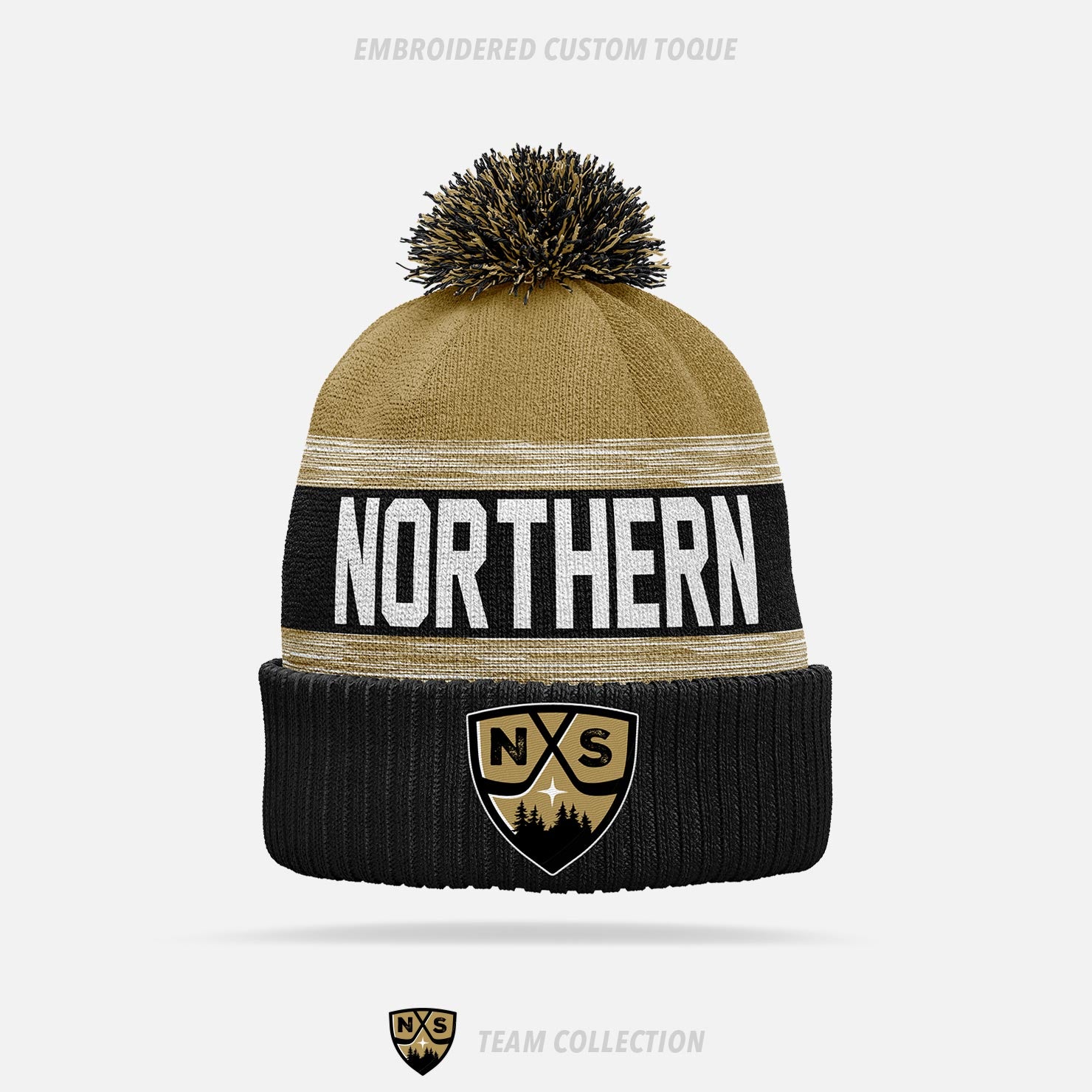 Northern Saints Embroidered Custom Toque