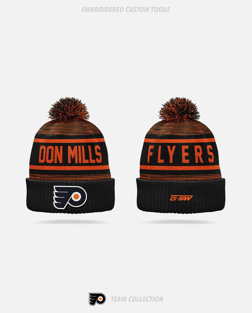 Don Mills Flyers Embroidered Custom Toque - Don Mills Flyers Team Collection