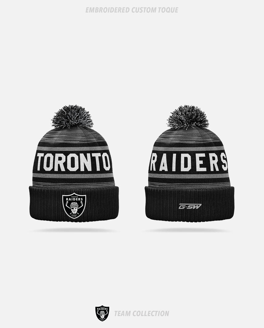 Toronto Raiders Embroidered Custom Toque - Toronto Raiders Team Collection