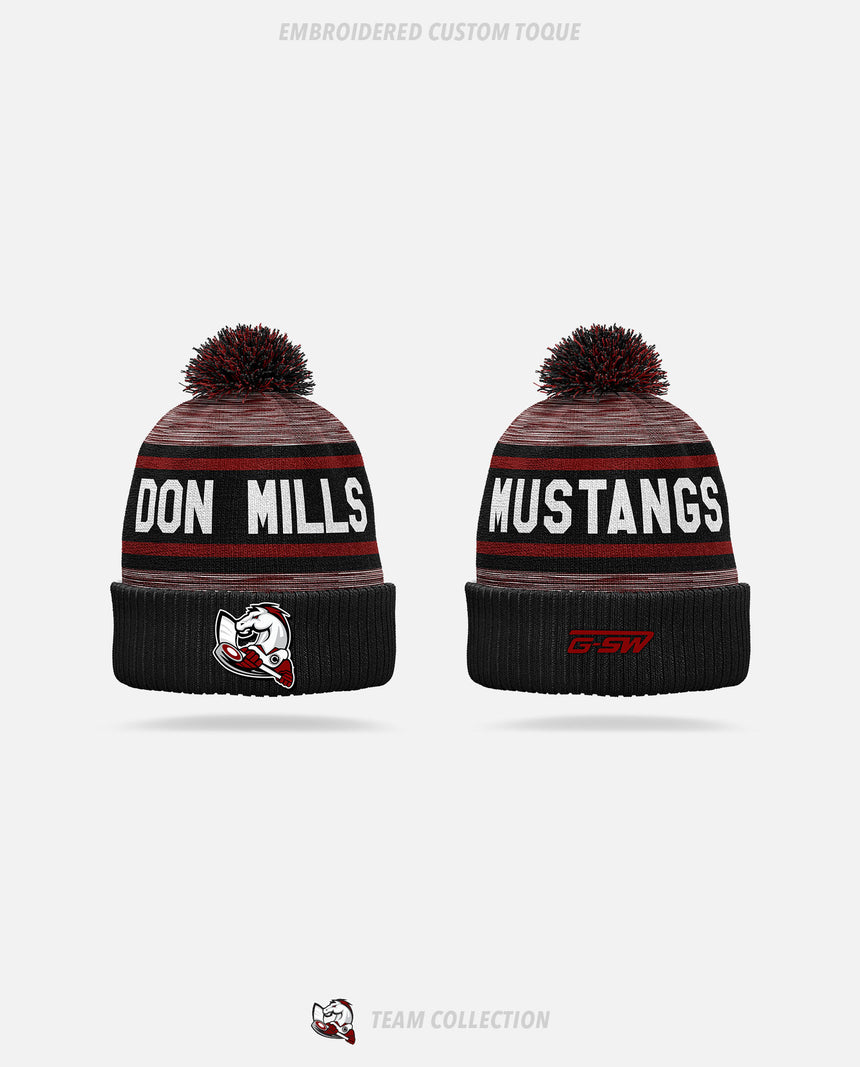 Don Mills Mustangs Embroidered Custom Toque - Don Mills Mustangs Team Collection