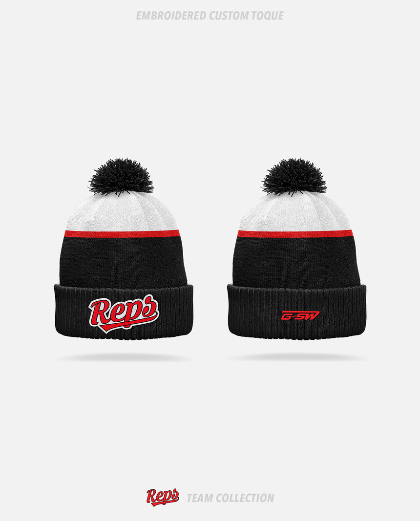 Mississauga Reps Embroidered Custom Toque - Mississauga Reps Team Collection