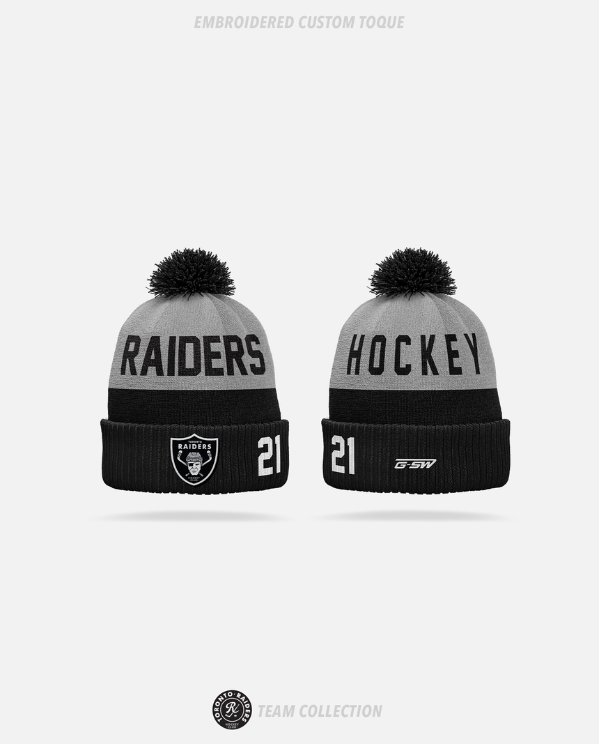 Toronto Raiders Embroidered Custom Toque (2023) - Toronto Raiders Team Collection