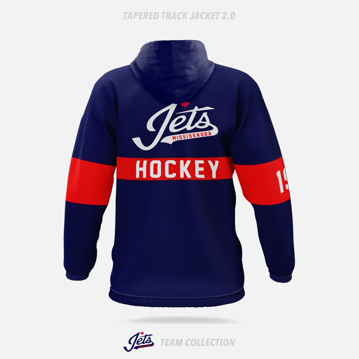 Mississauga Jets Tapered Track Jacket - Mississauga Jets Team Collection