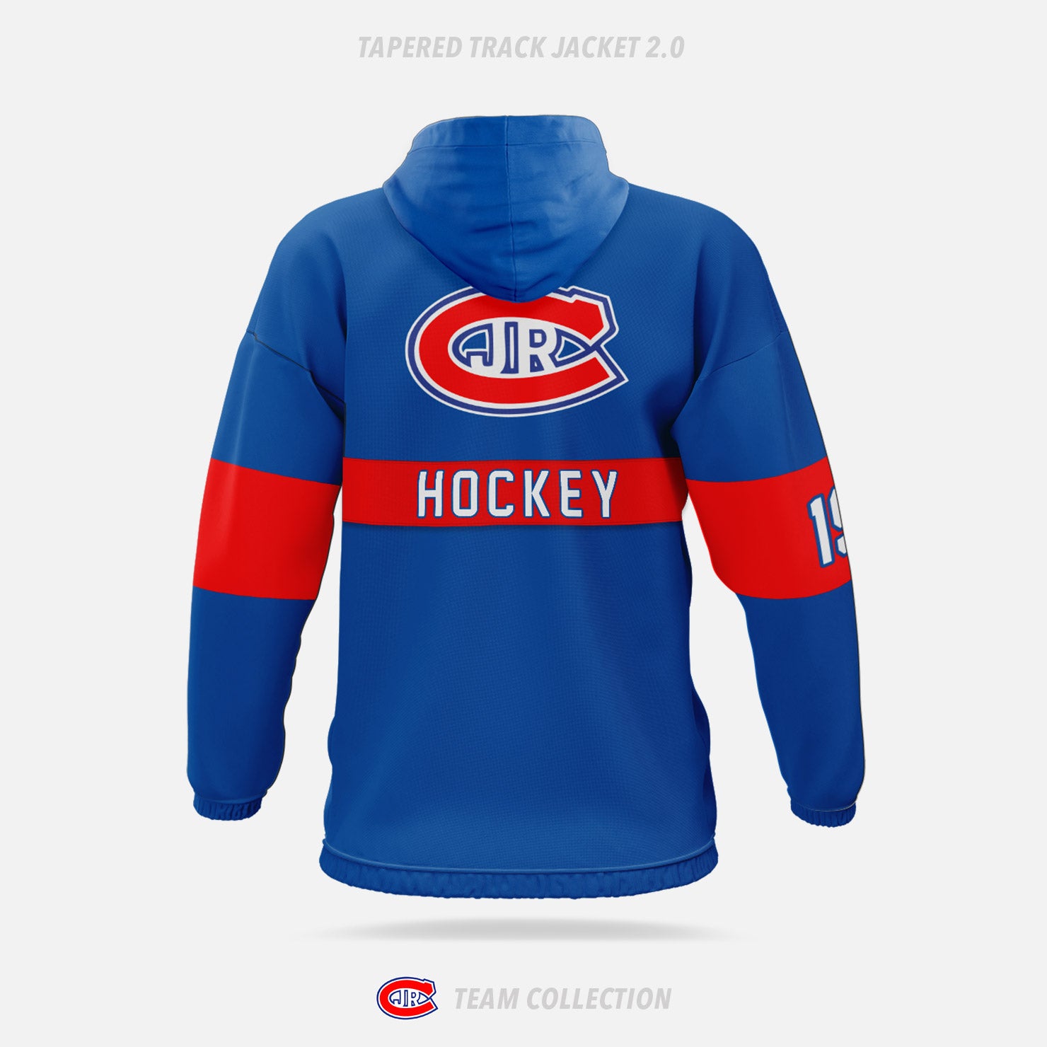 Toronto Jr. Canadiens Tapered Track Jacket 2.0 - Toronto Jr. Canadiens Team Collection