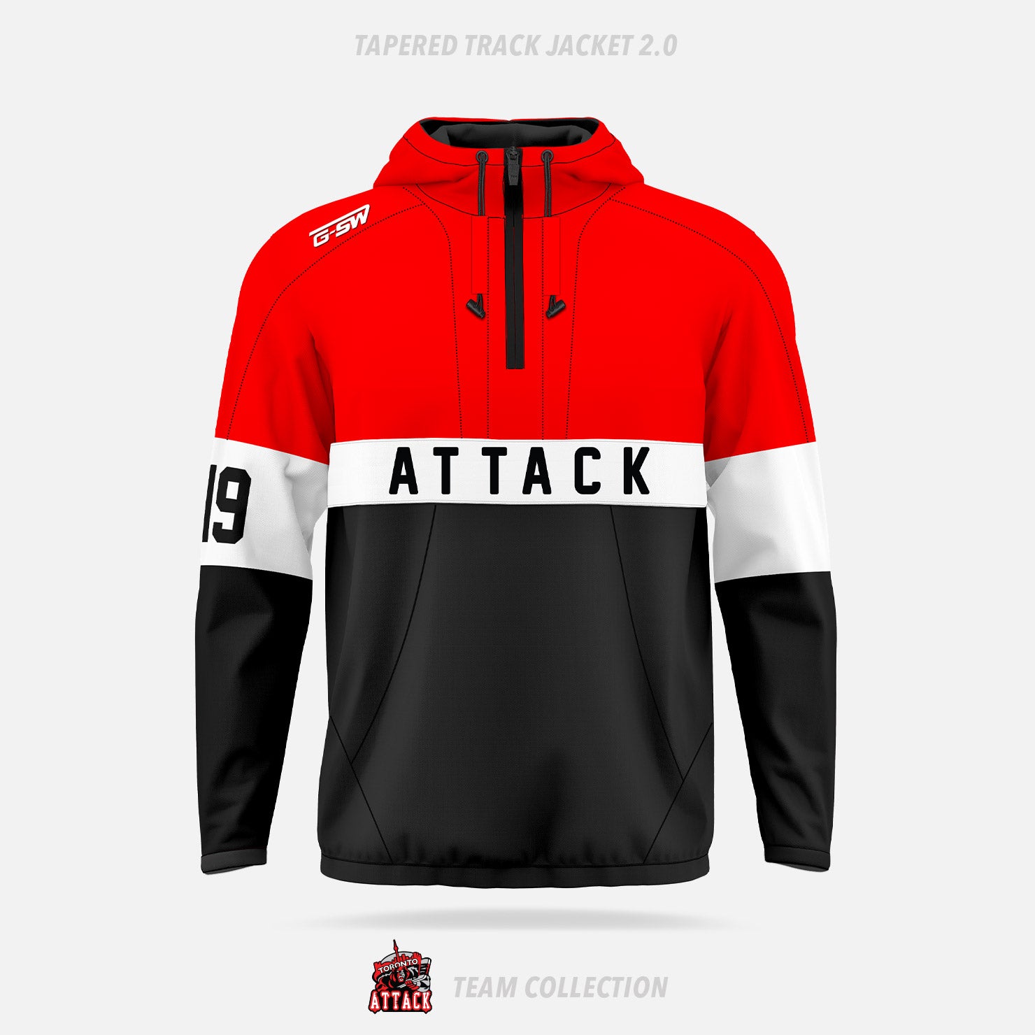 Toronto Attack Tapered Track Jacket 2.0